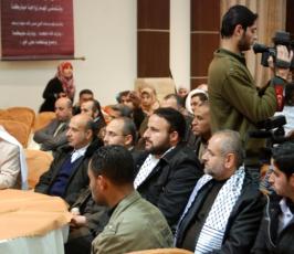 العرس الجماعى الذى يضم 50 أسيراً محررأ من محررى صفقة وفاء الأحرار بغزة