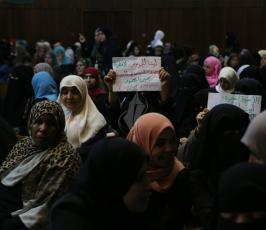 مهرجان تكريمى للمحررة  لينا الجربونى بغزة (4)