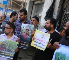 قفة في مدينة غزة احتفاء بالعملية البطولية بالقدس  ‫(39780865)‬ ‫‬