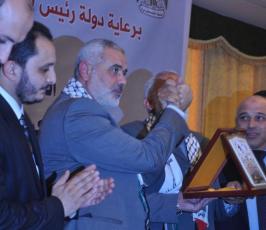 تكريم الشهداء والجرحى الصحفيين في معركة حجارة السجيل