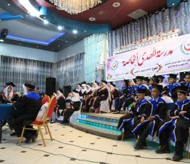 تخريج فوج لبيك يا أقصى في مدرسة الهدى الخاصة بغزة  ‫(29980051)‬ ‫‬