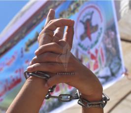 خيمة تضامن مع الاسرى المضربين