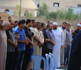  صلاة العيد في العراء بمحافظات القطاع ‫(1)‬