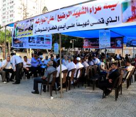  خيمة عزاء للشهيد الرضيع على دوابشة ‫(30963093)‬ ‫‬