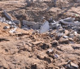 بالصور: مشاهد من القصف الصهيوني على مدينة غزة لليلة أمس
