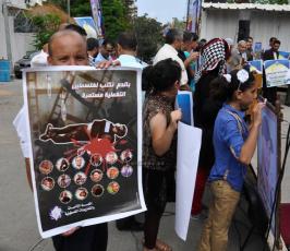 وقفة للمطالبة بحماية الصحفين