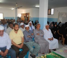 الجهاد برفح تنظم لقاءً مع عوائل الشهداء والأسرى في ذكرى د.الشقاقي