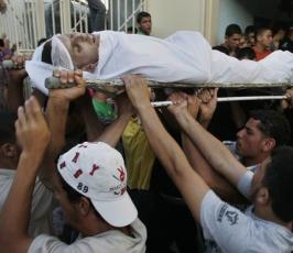 جماهير غفيرة تشيع جثامين شهداء سرايا القدس في بيت حانون