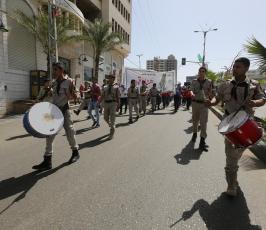 مسيرة لحركة الجهاد ووزارة الشباب ‫(1)‬ ‫‬