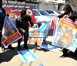 أوباما يحترق في غزة