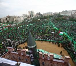 إنطلاقة حركة "حماس" 25 وسط حضور جماهيري كبير