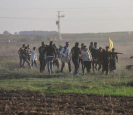 اصابات في مواجهات عنيفة اندلعت بين المواطنين وقوات الاحتلال في غزة والضفة لليوم العاشر على التوالي ‫(39191041)‬ ‫‬
