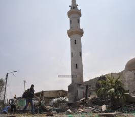  قصف منازل ومساجد 2014