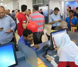 افتتاح مقر شركة الوطنية موبايل في مدينة غزة ‫(38994454)‬ ‫‬
