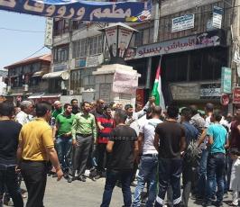 مسيرات حاشدة في جنين دعما للأسرى المضربين عن الطعام في سجون الاحتلال