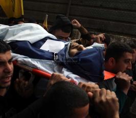 خاص فلسطين اليوم..الشهيد محممد عصفور (22 عاماً) لدى وصوله مستشفى رام الله
