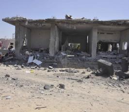الدمار فى مدينة رفح جراء العدوان الاسرائيلى على القطاع2014