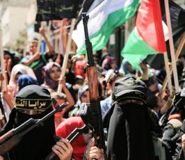  مسيرة الجهاد الاسلامي دعما لانتفاضة القدس ‫(1)‬