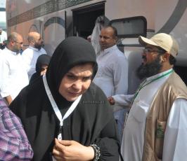 وصول حجاج مكرمة خادم الحرمين