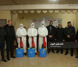 حملة وطهر بيتي للجهاد الإسلامي تعقم سجون ومراكز توقيف وشرطة بغزة والشمال (8).JPG