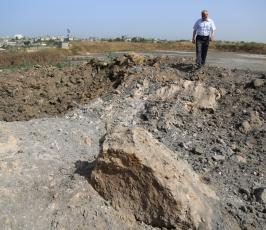  قصف موقع حطين التابع لسرايا لقدس  ‫(29980050)‬ ‫‬