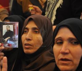 اعتصام اهالى الاسرى