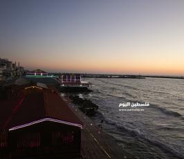 ‏‏‏‏منظر خلاب مع غروب الشمس غرب غزة  (16).JPG