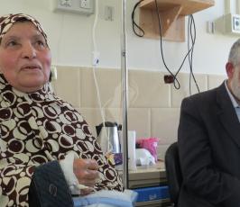 وفد من حركة الجهاد  فى زيارة لخنساء فلسطين الحاجة أم رضوان الشيخ خليل ‫(294192126)‬ ‫‬