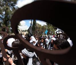 الفلسطينيون يحيون ذكرى النكبة في رام الله