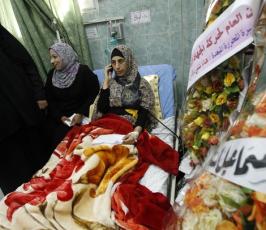 هنية بزيارة لهناء شلبى واستقبال جماهيرى حاشد لها بغزة