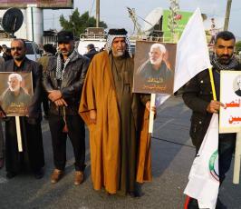 انطلاق موكب تشييع الشهيد قاسم سليماني وشهداء العدوان الأمريكي في بغداد (12).jpg