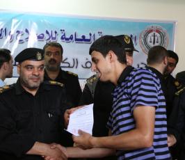 الداخلية بغزة تفرج عن 156 نزيلاً من السجون  ‫(29274001)‬ ‫‬