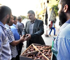 الجهاد تقيم بيت عزاء للشهيد عاصي أمام الصليب بغزة