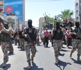 جنازة الشهيد القائد في سرايا القدس شعبان الدحدوح