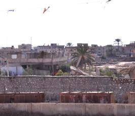 الجيش المصرى يواصل تفجير البيوت على الحدود مع قطاع غزة