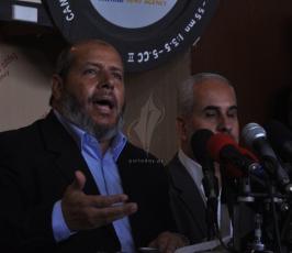 مؤتمر صحفي لحركة حماس بخصوص أزمة الرواتب
