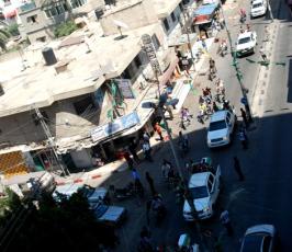جماهير غفيرة بموكب إستقبال رفاة شهداء غزة الأبطال بمعبر بيت حانون