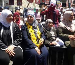 الجهاد الإسلامي وهيئة شؤون الأسرى، تنظم احتفالاً برام الله تضامناً مع الأسرى على شرف الأسيرة المحررة لينا الجربوني ‫(38470146)‬ ‫‬
