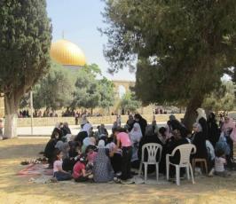 باحات الاقصى تشهد دورات تعليمية وترفيهية لأطفال القدس