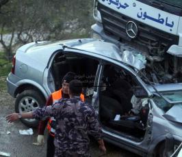 خاص فلسطين اليوم..حادث سير مروع غرب رام الله يودي بحياة ثلاث مواطنات