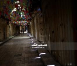 انتشار عناصر السلطة بعد اغلاق الضفة بسبب تفشي كورونا وعودة العالقين من الخارج (3).jpg