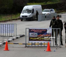 حواجز للامن الفلسطيني تفصل بين القرى والمخيمات وبين المدن في محافظة بيت لحم لمنع انتشار فيروس كورونا. (1).jpg