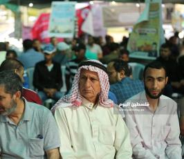 عشائر وأعيان قطاع غزة تؤم بيت عزاء الراحل القائد د. رمضان شلّح (5).JPG