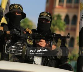 الجهاد الإسلامي وسرايا القدس تنظمان  زيارة لعوائل شهداء الشجاعية (24).JPG