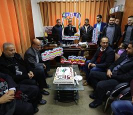  وكالة فلسطين اليوم الإخبارية تحتفل بذكرى انطلاقتها الـ15. ‫(43450898)‬ ‫‬.JPG