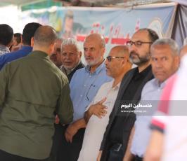 فصائل  بعزاء الدكتور قطاع غزة (8).JPG