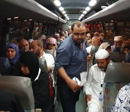 حجاج غزة يغادرون القطاع (22).jpeg