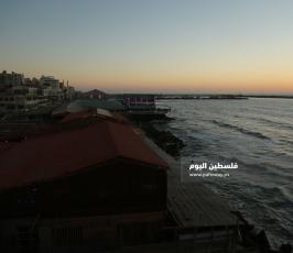 ‏‏‏‏منظر خلاب مع غروب الشمس غرب غزة  (7).JPG