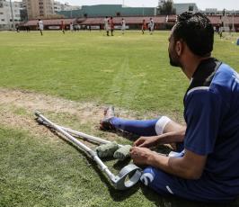 رة القدم لذوي البتر على مستوى قطاع غزة ‫(42664466)‬ ‫‬.JPG