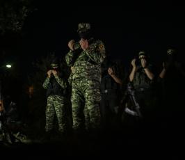 افطار مجاهدين سرايا القدس فى ايام رمضان على الثغور ‫(1)‬ ‫‬.JPG